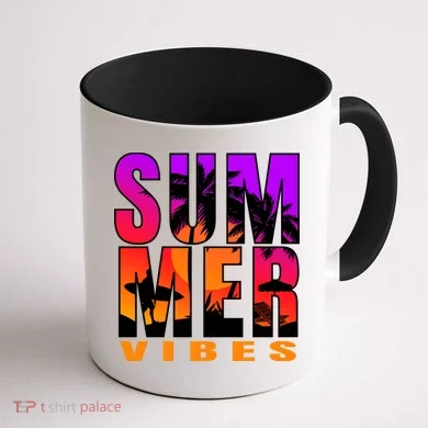 Summer Vibes Coffee Mug back