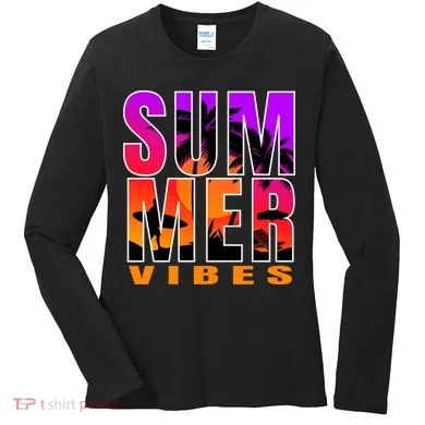 Summer Vibes Women's Long Sleeve Shirt