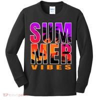 Summer Vibes Kids Long Sleeve Shirt thumb 0