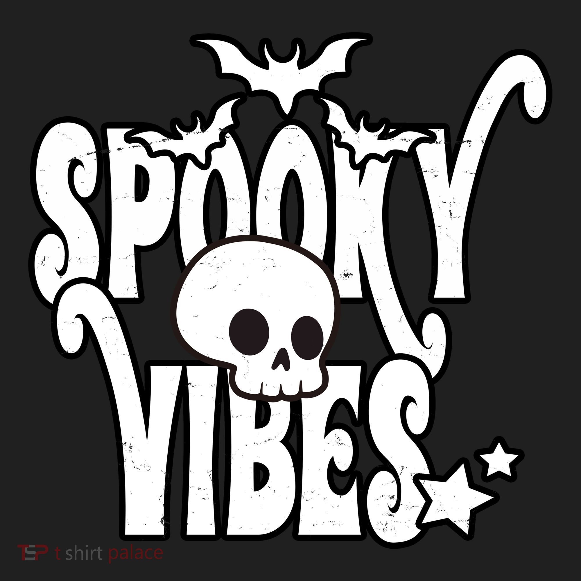 Spooky Vibes Skull Halloween Women's Sweatshirt