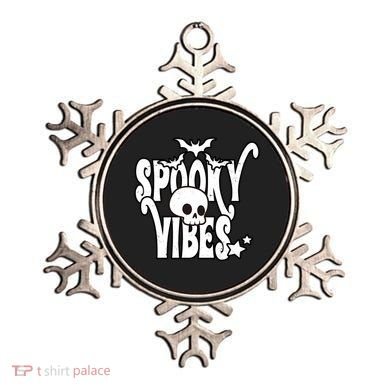 Spooky Vibes Skull Halloween Ornament