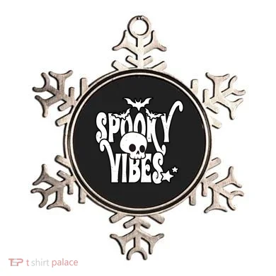 Spooky Vibes Skull Halloween Ornament