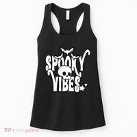 Spooky Vibes Skull Halloween Women's Tank Top thumb 0