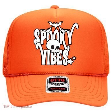 Spooky Vibes Skull Halloween Hat