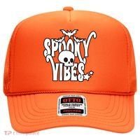 Spooky Vibes Skull Halloween Hat thumb 0