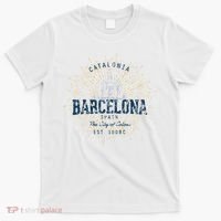 Spain Vacation Souvenir Vintage Barcelona T-Shirt thumb 0