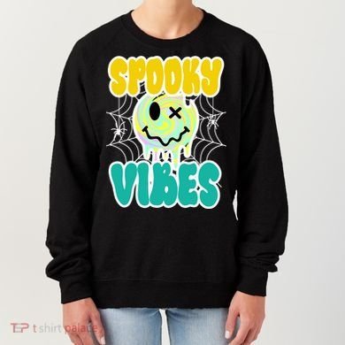 Spooky Vibes Smile Face Halloween Women's Sweatshirt