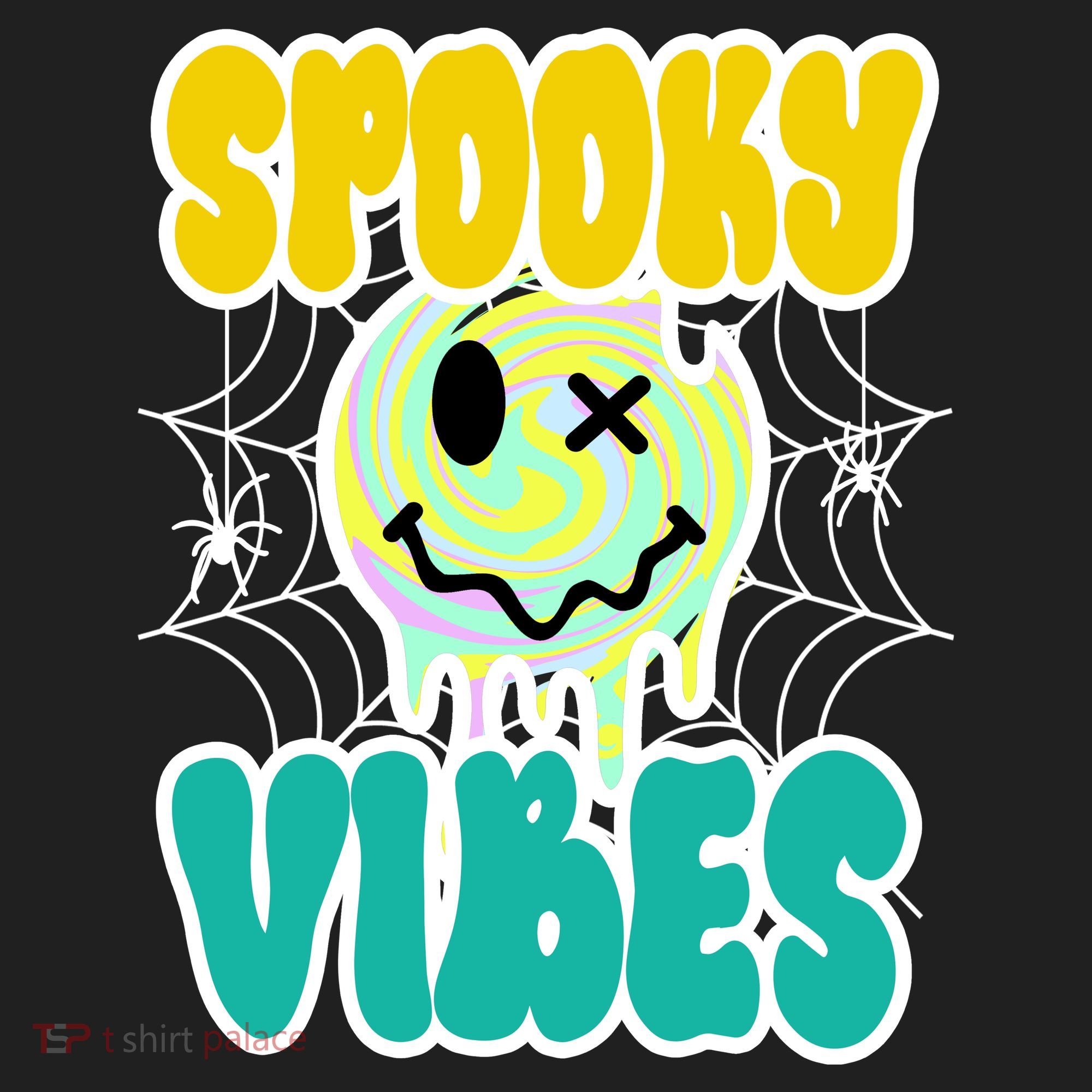 Spooky Vibes Smile Face Halloween Women's Sweatshirt