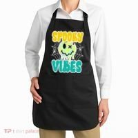 Spooky Vibes Smile Face Halloween Apron thumb 2