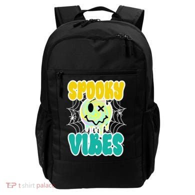Spooky Vibes Smile Face Halloween Backpack