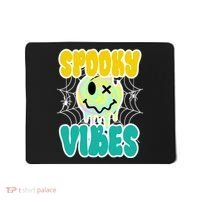 Spooky Vibes Smile Face Halloween Mousepad thumb 0