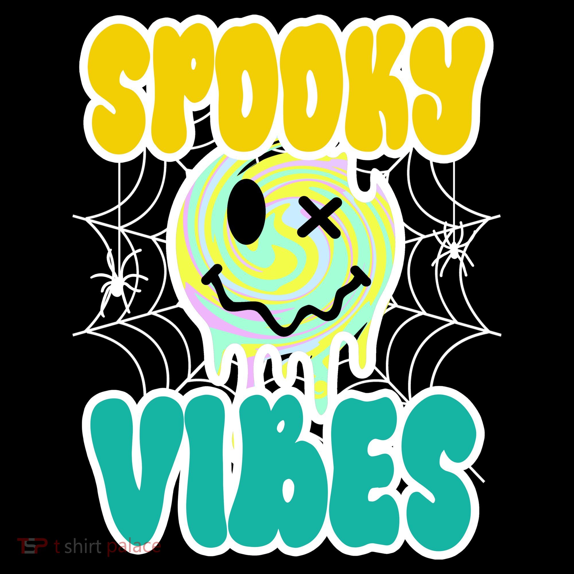 Spooky Vibes Smile Face Halloween Mousepad