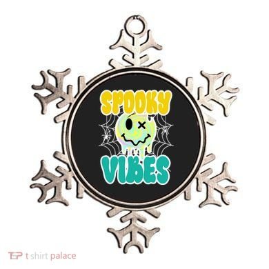 Spooky Vibes Smile Face Halloween Ornament
