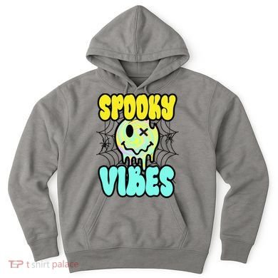 Spooky Vibes Smile Face Halloween Hoodie