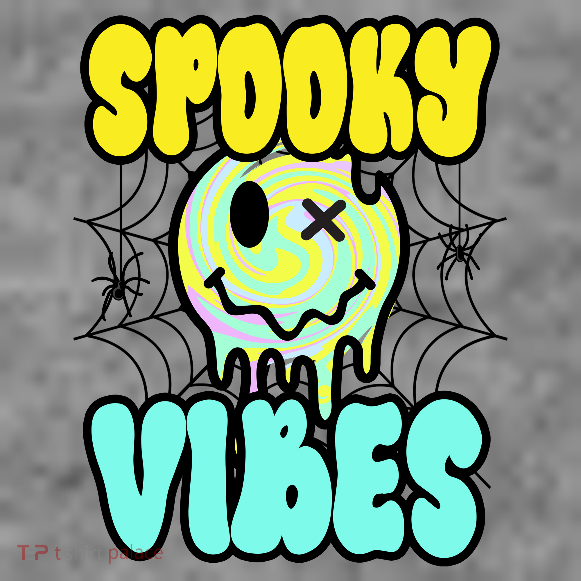Spooky Vibes Smile Face Halloween Baby Bodysuit