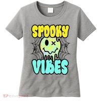 Spooky Vibes Smile Face Halloween Women's T-Shirt thumb 0