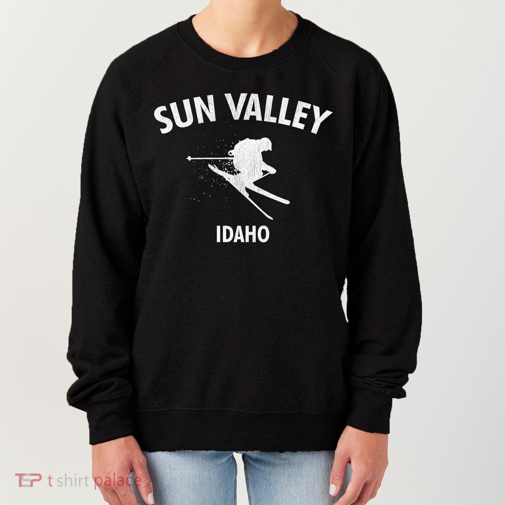 Sun Valley Skiing Gift Idaho Ski Gift Women's Sweatshirt