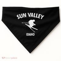 Sun Valley Skiing Gift Idaho Ski Gift USA-Made Doggie Bandana thumb 0