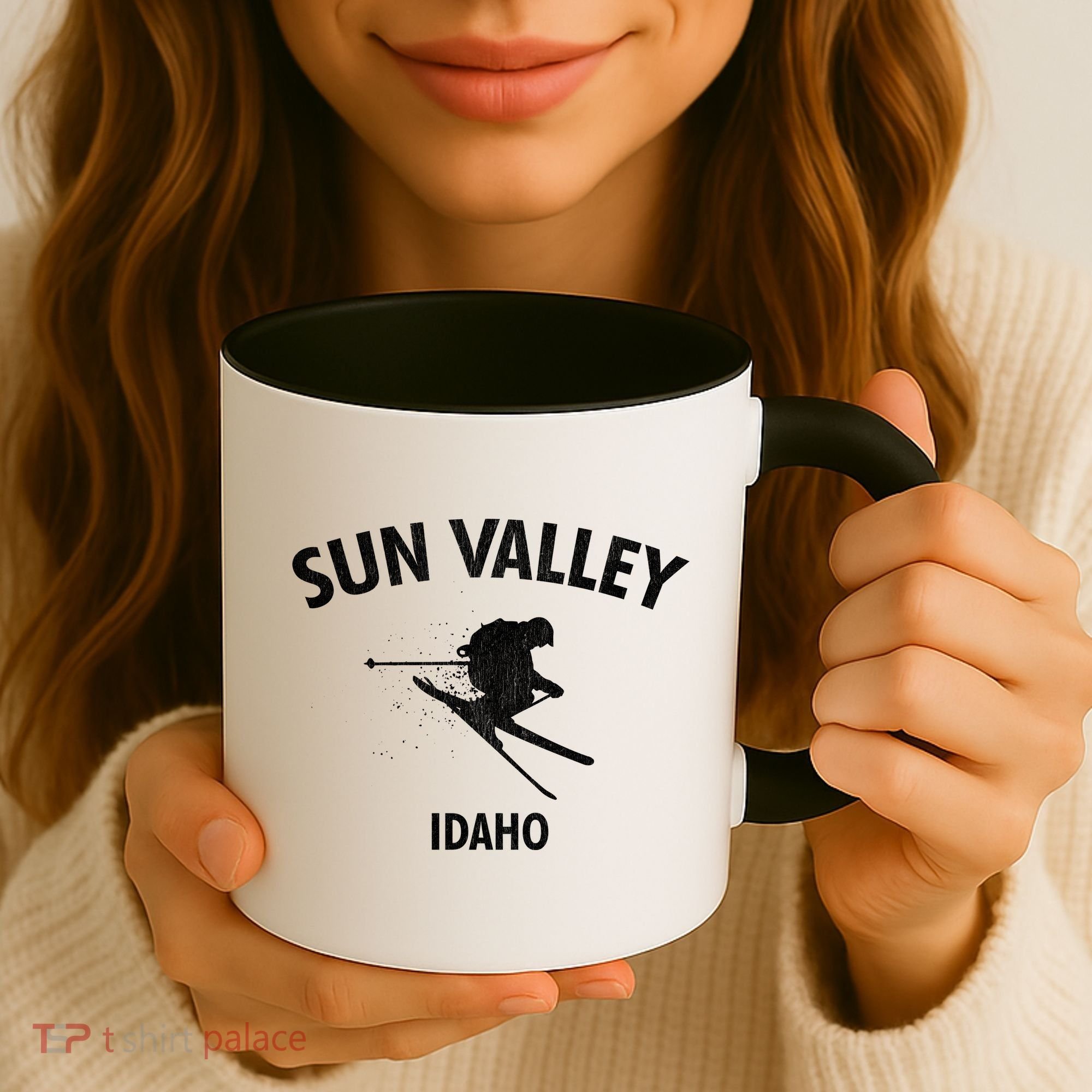 Sun Valley Skiing Gift Idaho Ski Gift Coffee Mug