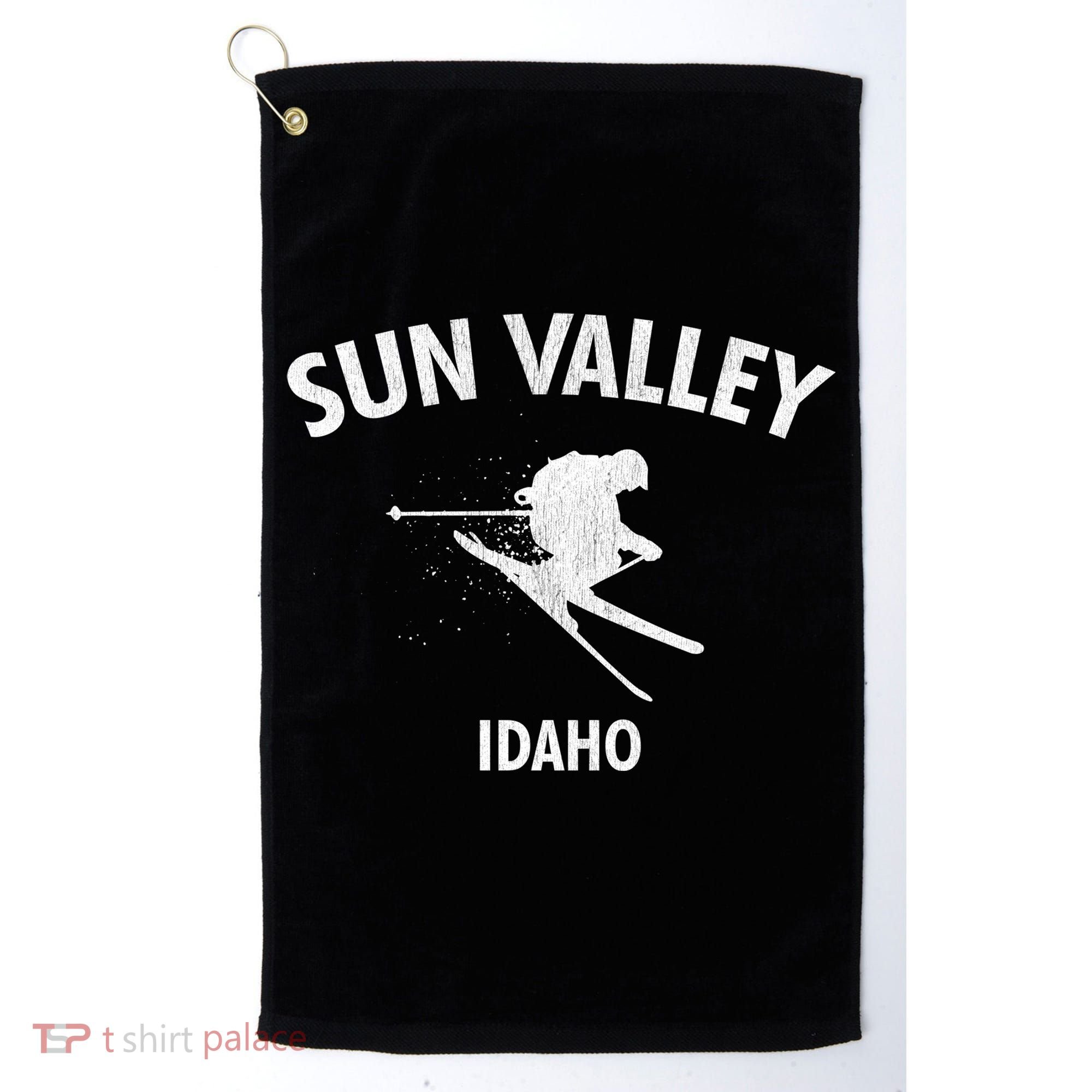 Sun Valley Skiing Gift Idaho Ski Gift Golf Towel