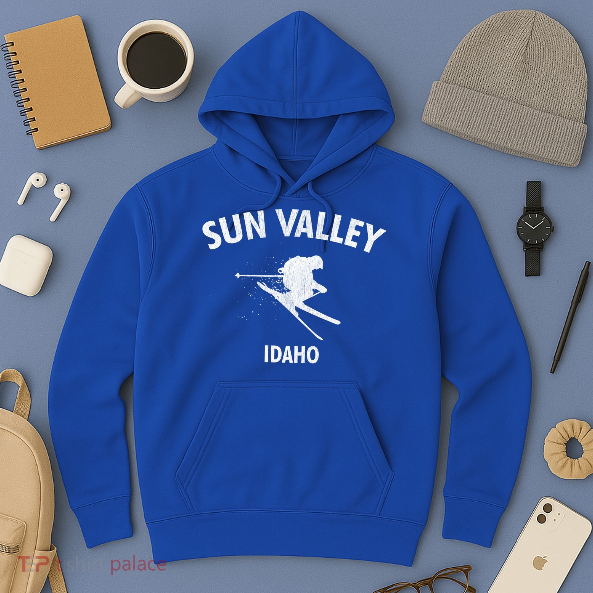 Sun Valley Skiing Gift Idaho Ski Gift Hoodie