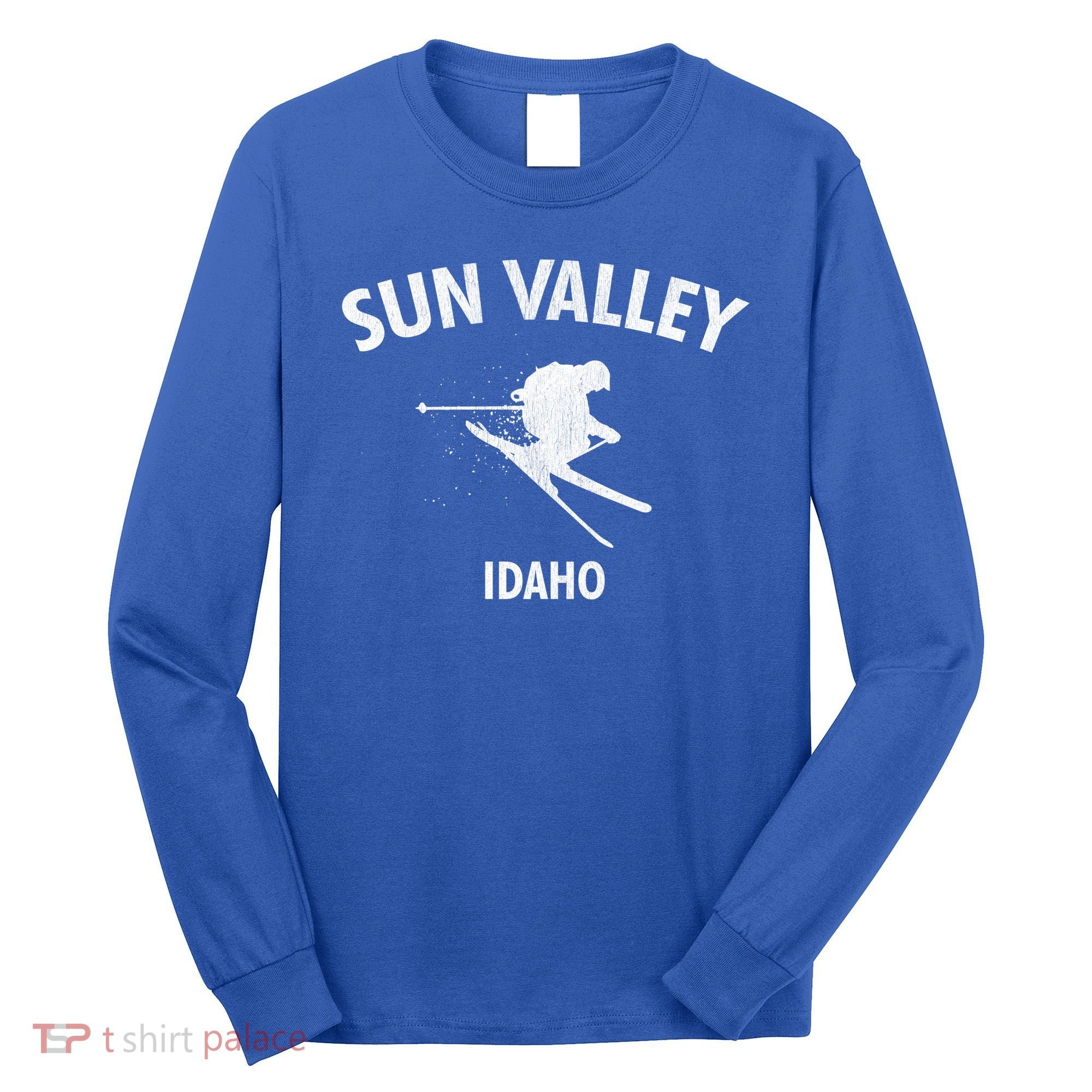 Sun Valley Skiing Gift Idaho Ski Gift Long Sleeve Shirt