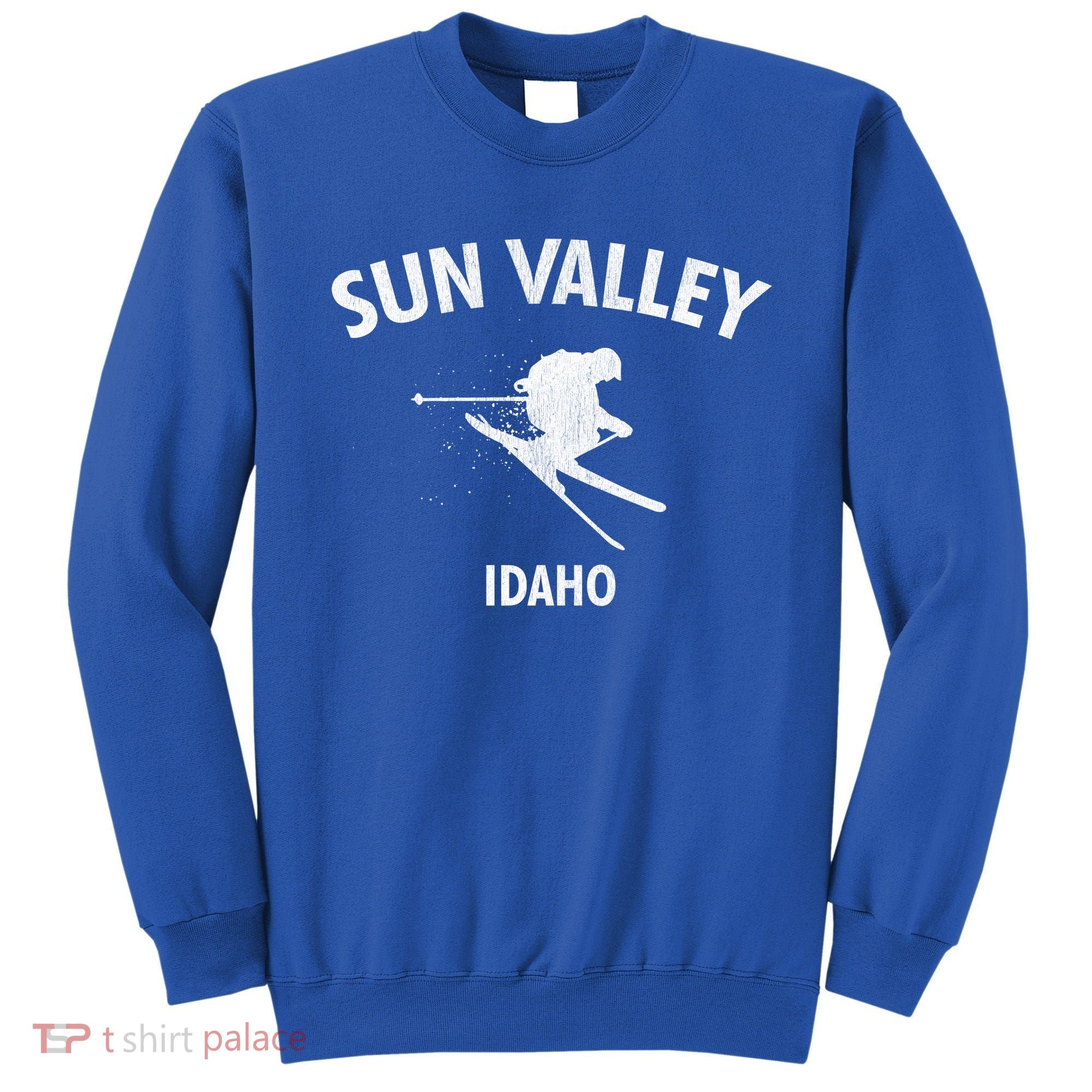 Sun Valley Skiing Gift Idaho Ski Gift Sweatshirt