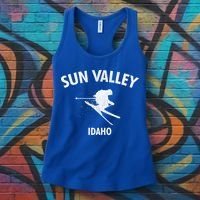 Sun Valley Skiing Gift Idaho Ski Gift Women's Tank Top thumb 3