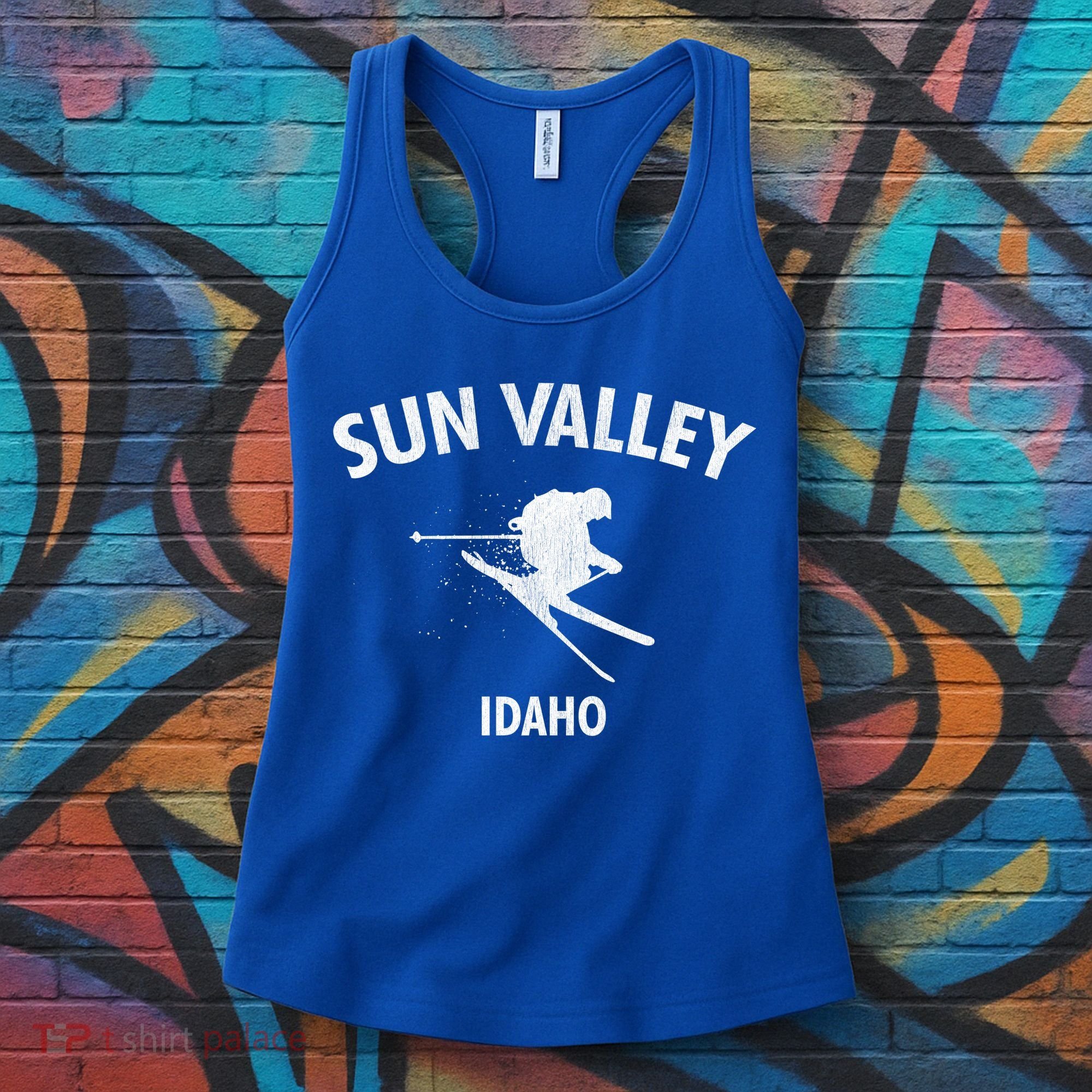 Sun Valley Skiing Gift Idaho Ski Gift Women's Tank Top