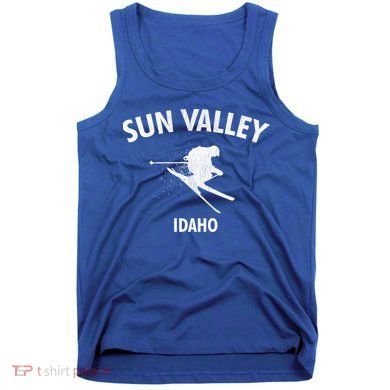 Sun Valley Skiing Gift Idaho Ski Gift Tank Top