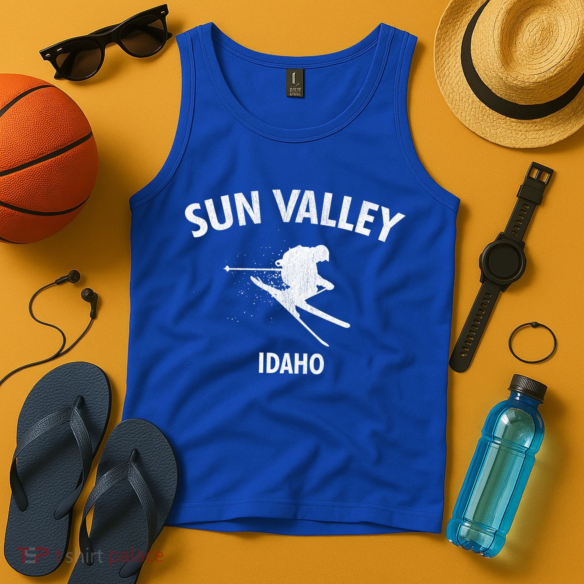 Sun Valley Skiing Gift Idaho Ski Gift Tank Top