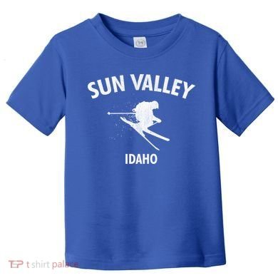 Sun Valley Skiing Gift Idaho Ski Gift Toddler T-Shirt