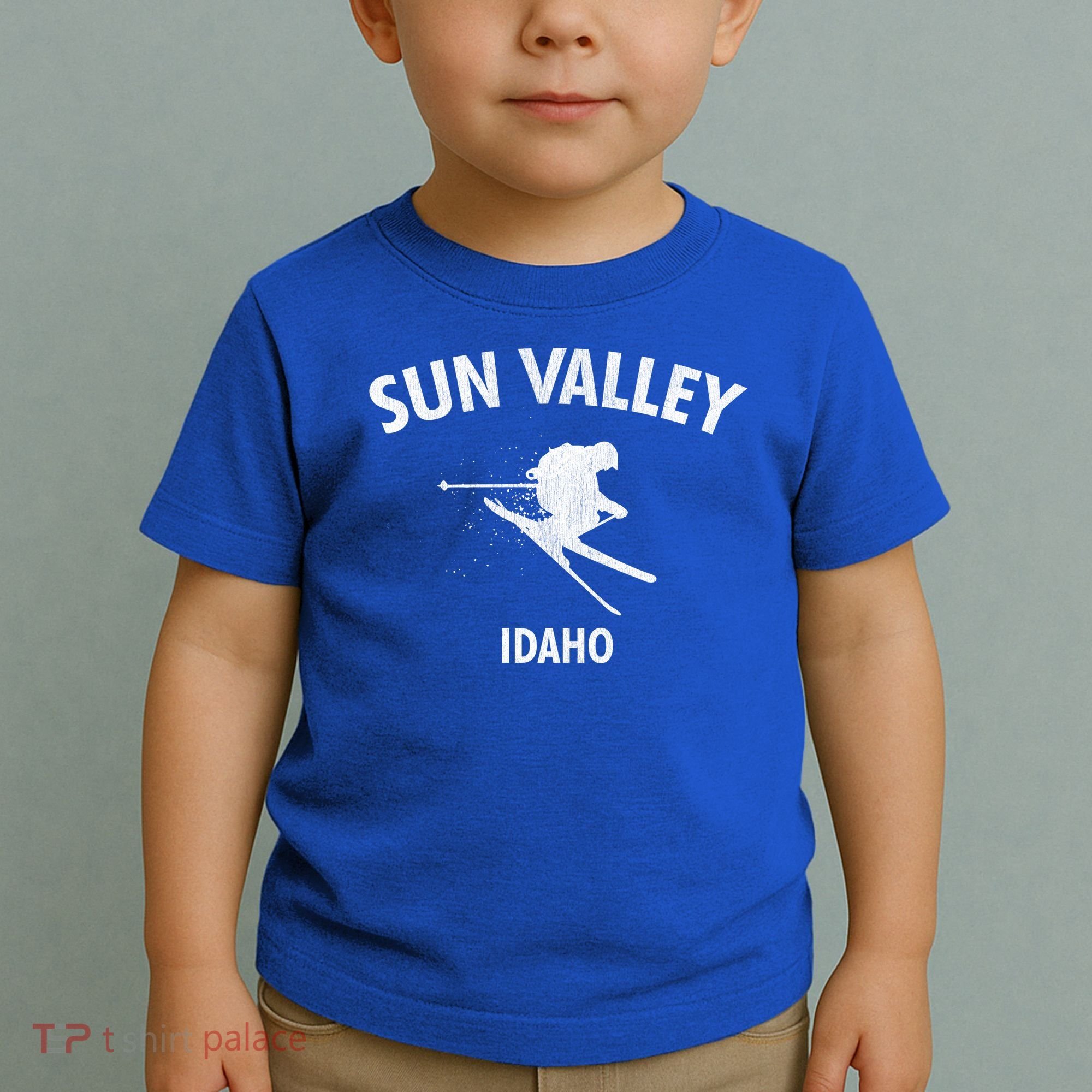 Sun Valley Skiing Gift Idaho Ski Gift Toddler T-Shirt