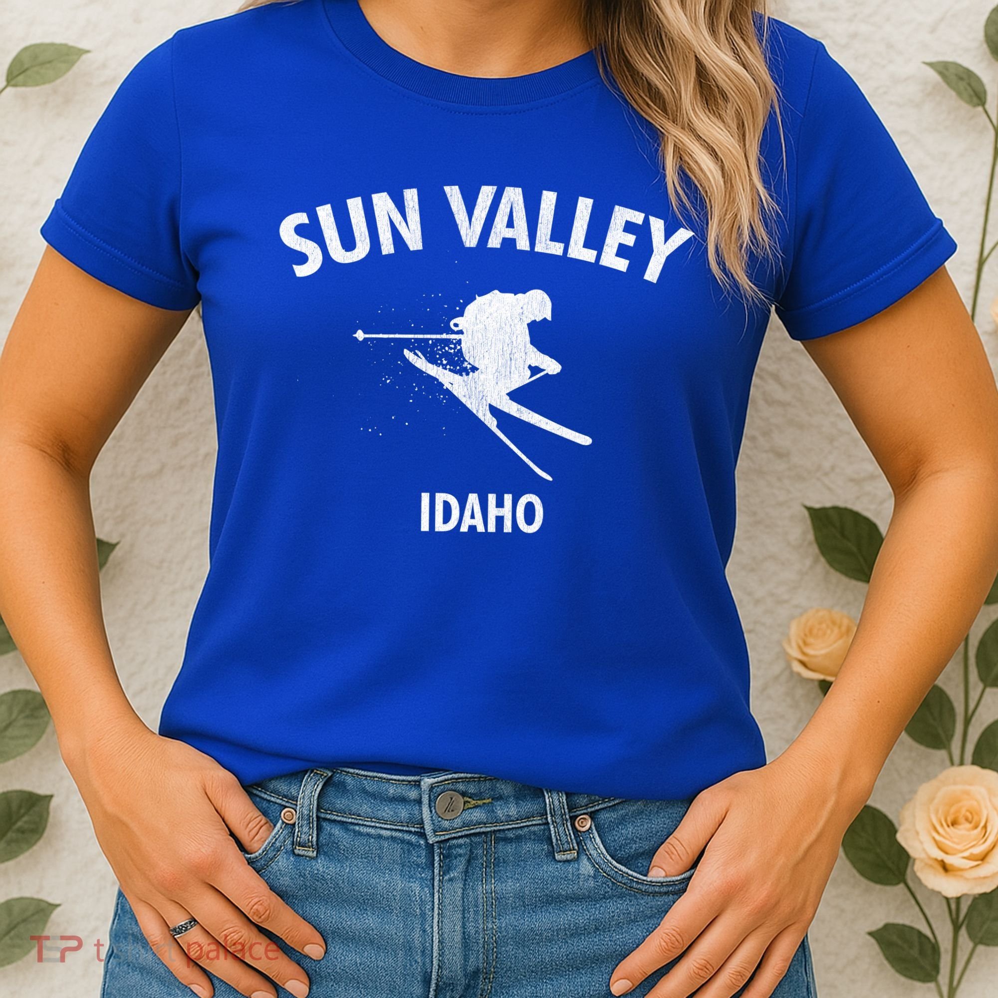Sun Valley Skiing Gift Idaho Ski Gift Women's T-Shirt
