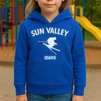 Sun Valley Skiing Gift Idaho Ski Gift Kids Hoodie thumb 3