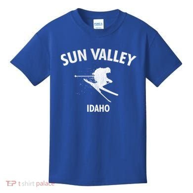 Sun Valley Skiing Gift Idaho Ski Gift Kids T-Shirt