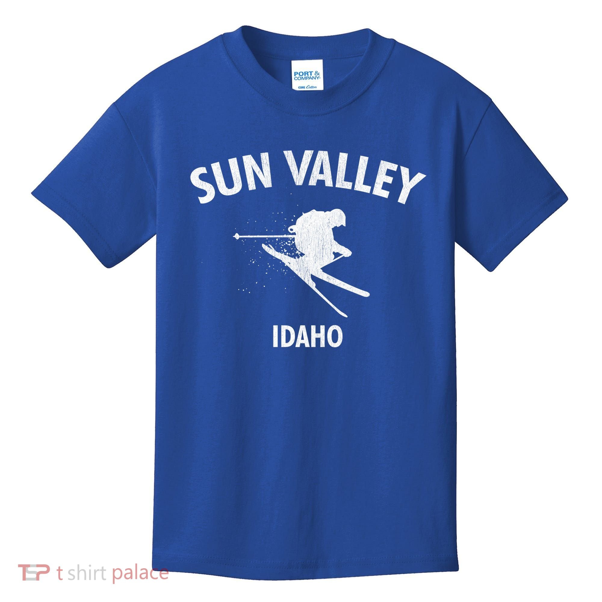 Sun Valley Skiing Gift Idaho Ski Gift Kids T-Shirt