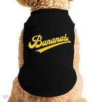 Sporty Varsity Style Bananas Doggie Tank thumb 0