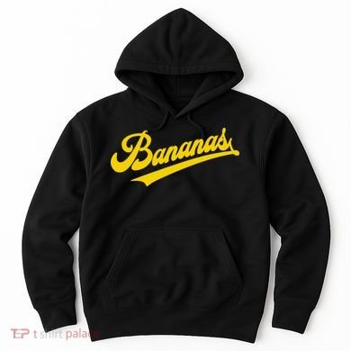 Sporty Varsity Style Bananas Hoodie