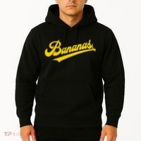 Sporty Varsity Style Bananas Hoodie thumb 2