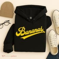 Sporty Varsity Style Bananas Hoodie thumb 4