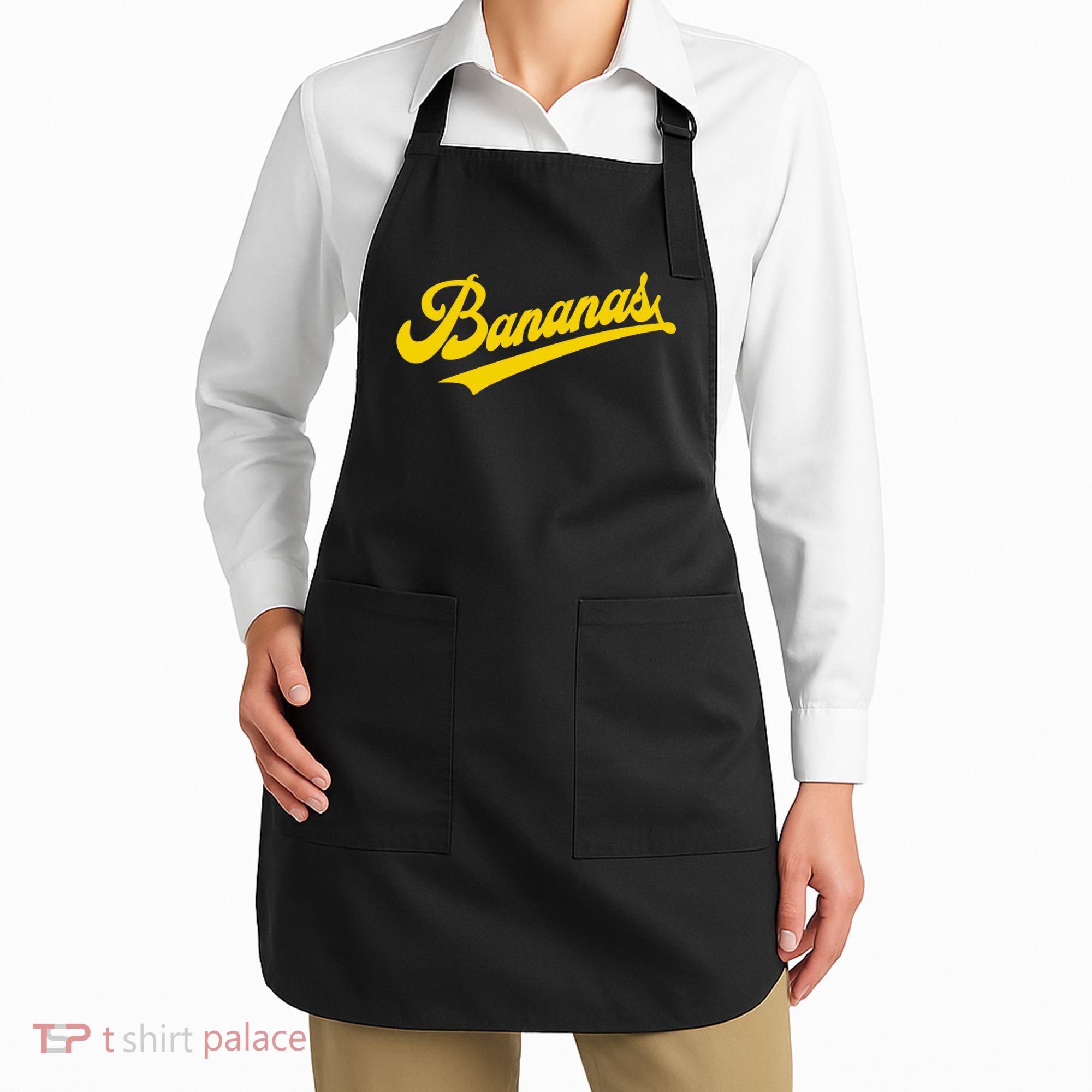 Sporty Varsity Style Bananas Apron
