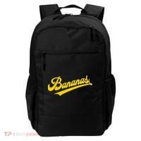 Sporty Varsity Style Bananas Backpack thumb 0