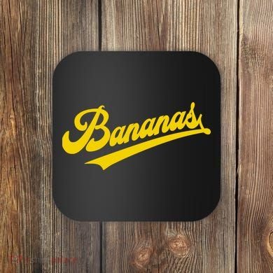 Sporty Varsity Style Bananas Coaster