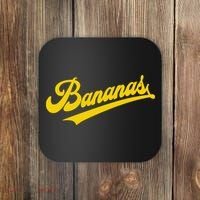 Sporty Varsity Style Bananas Coaster thumb 0