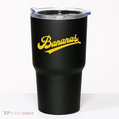 Sporty Varsity Style Bananas Tumbler