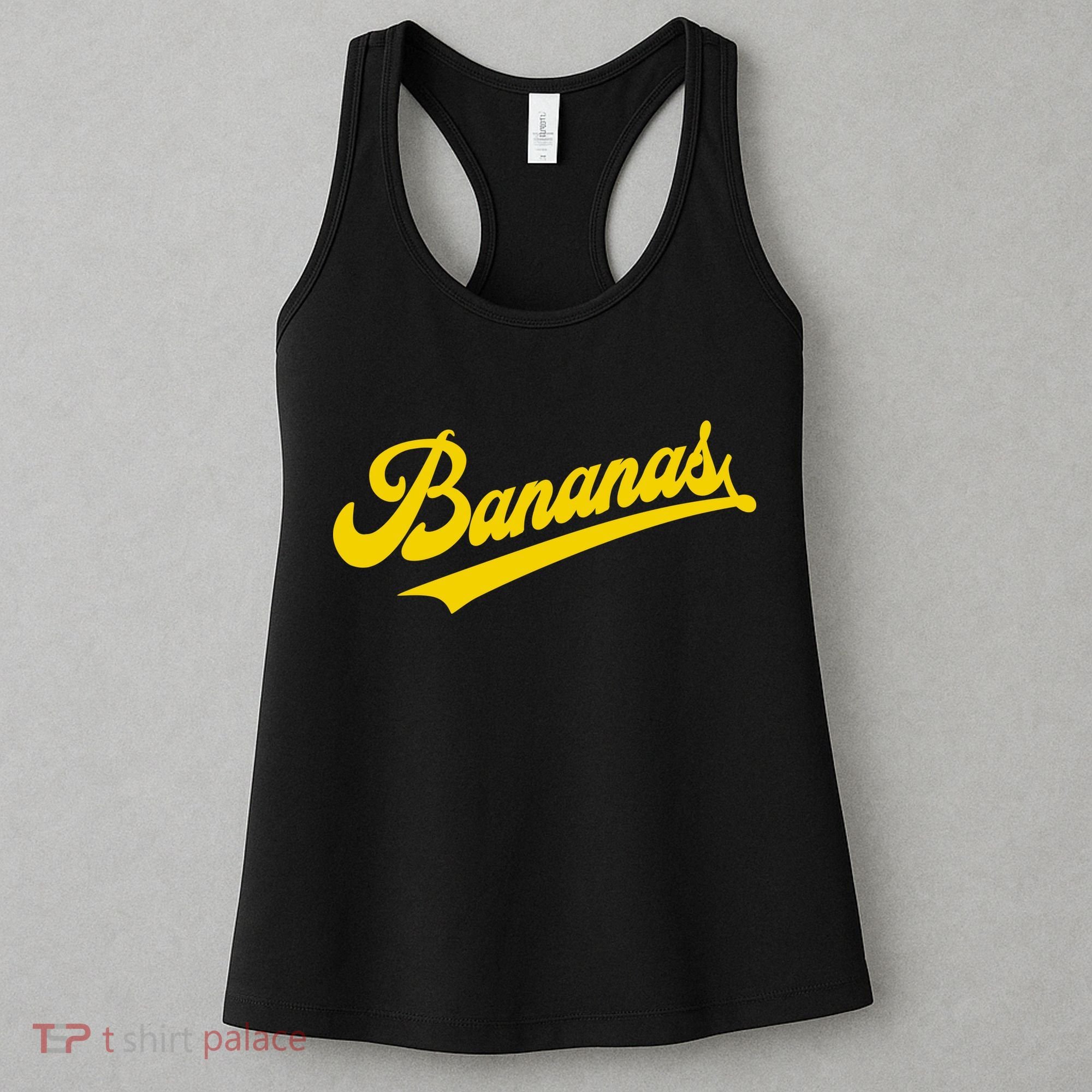 Sporty Varsity Style Bananas Women's Tank Top