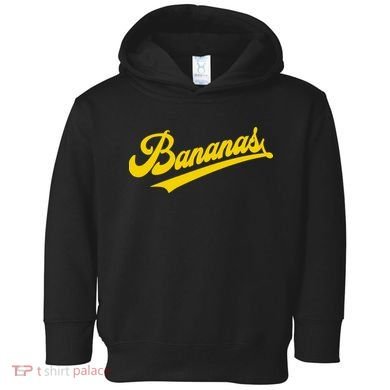 Sporty Varsity Style Bananas Toddler Hoodie