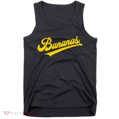 Sporty Varsity Style Bananas Tank Top
