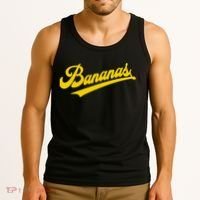 Sporty Varsity Style Bananas Tank Top thumb 3